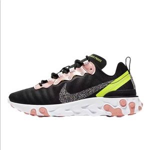 Women Nike react element 55 pen pink black vol